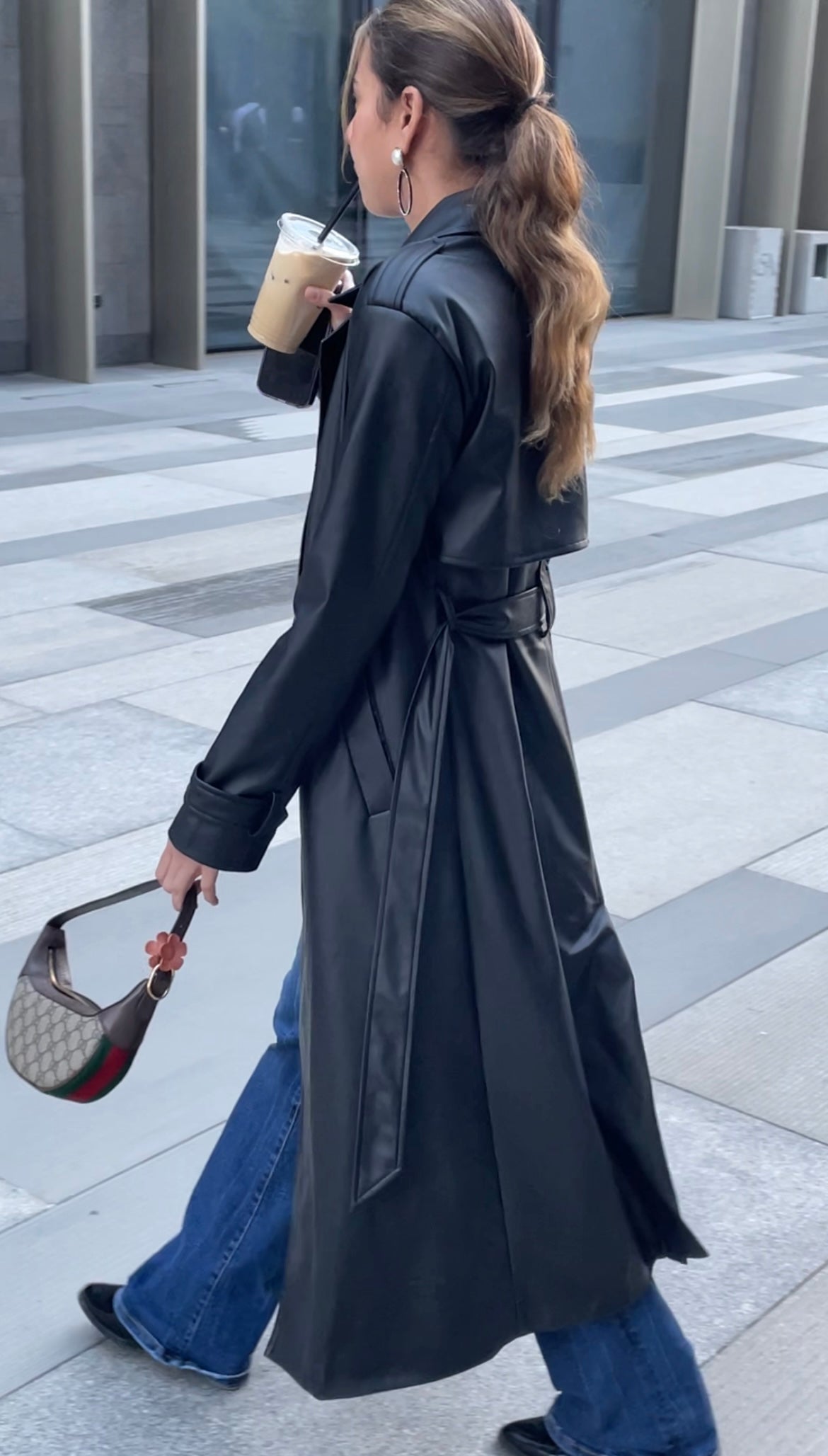 Leather Trench Coat