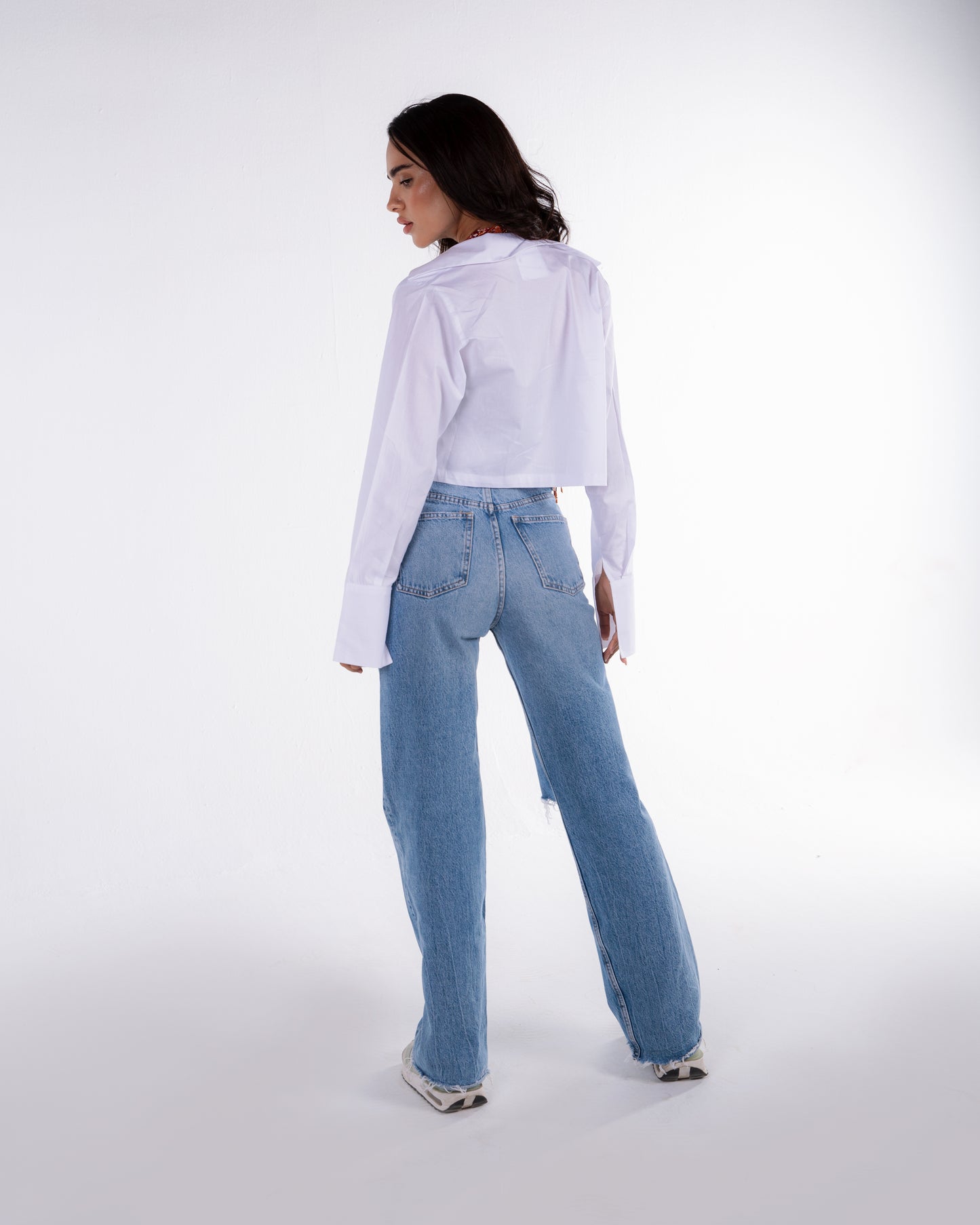 White Poplin Shirt
