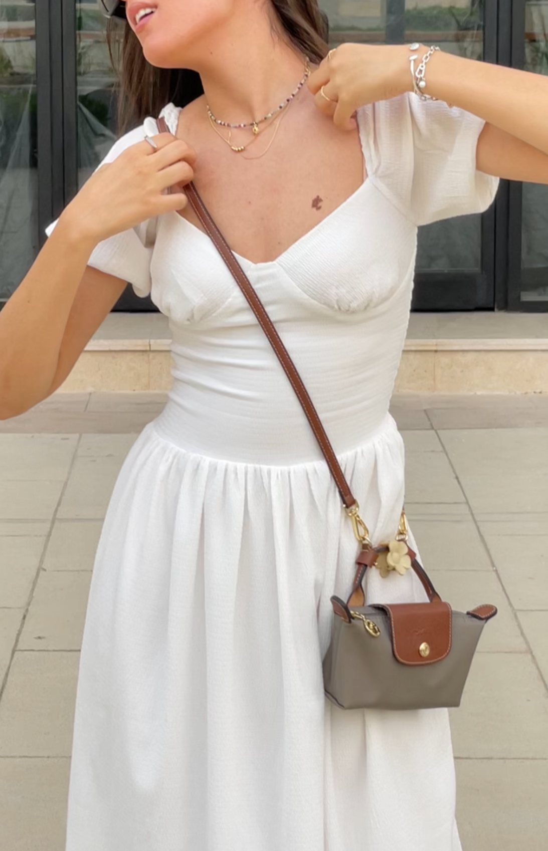 Puff Sleeve Midi Dress
