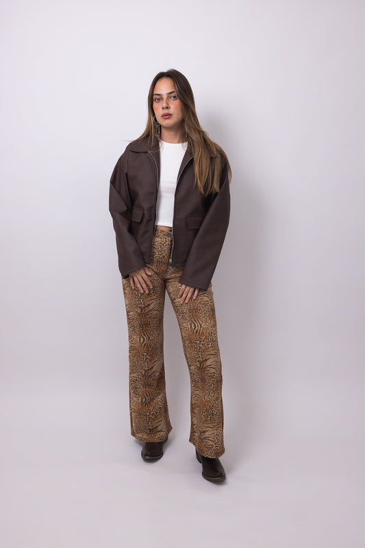 Brown Leather Jacket